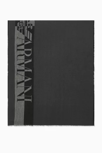 وشاح بشعار الماركة بحجم كبير الماركة فيسكوز وجاكار