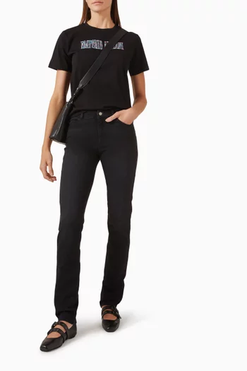 بنطال جينز سكيني دينم