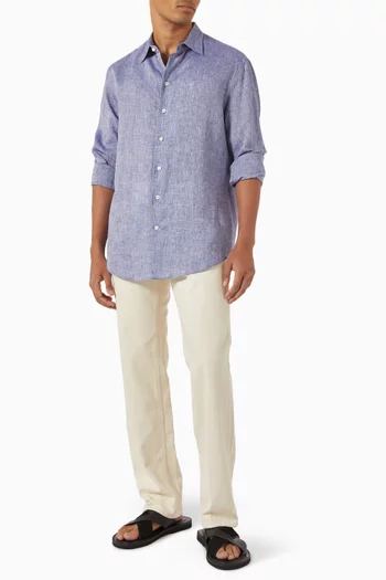 Slim-fit Shirt in Linen