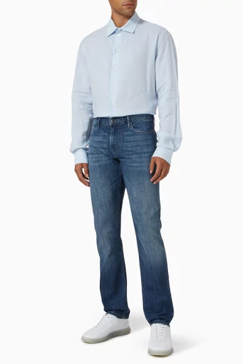 Slim-fit Shirt in Linen
