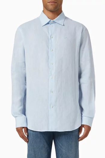 Slim-fit Shirt in Linen
