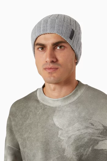 EA Logo Beanie in Knit