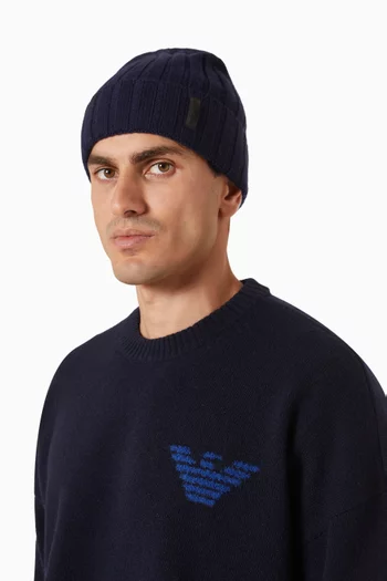 EA Logo Beanie in Knit