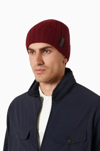 EA Logo Beanie in Knit