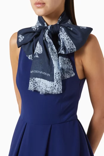 Jeu De Cartes Print Scarf