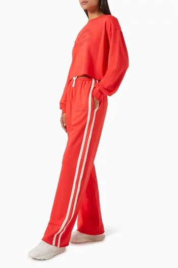 بنطال رياضي كاموبس بقصة ساق مستقيمة مزيج مودال