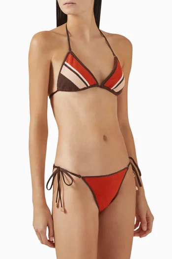 Ascension Knit Triangle Bikini Set
