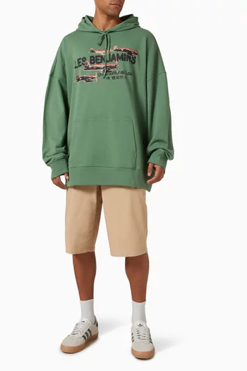 019 Shorts in Cotton-blend