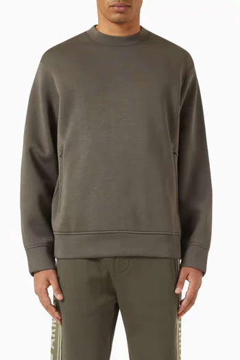 Zip Pocket Sweatshirt in Jersey