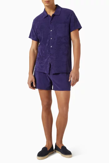 Bowling Shirt in Cotton-terry