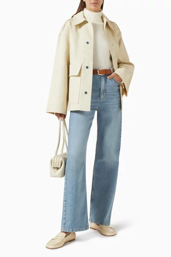 Harry Jacket in Bonded Canvas Twill