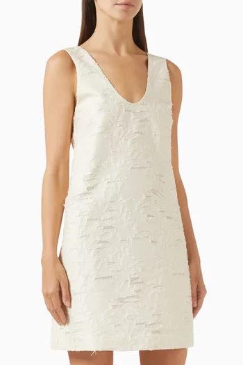 فستان دورانت قصير بتصميم ممزق