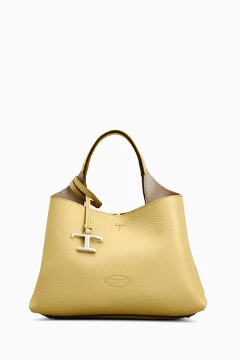 Micro Top-handle Bag in Leather