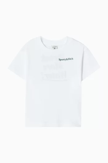 تي شيرت بعبارة Drink More Water