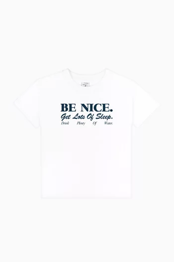 تي شيرت بعبارة Be Nice