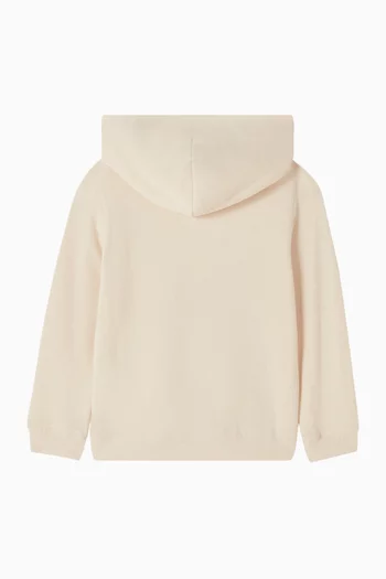 Crest Logo Hoodie in Cotton-fleece