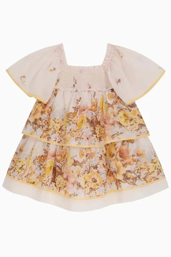 Scarborough Shirred Dress