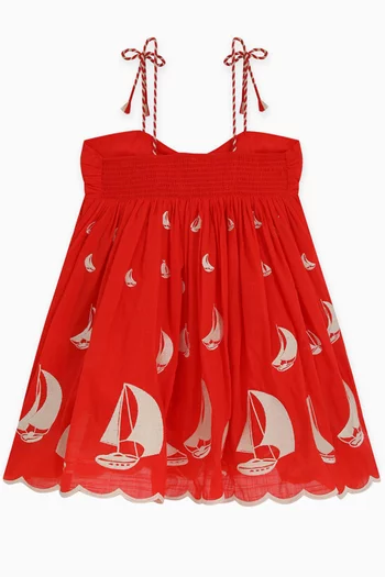 Scarborough Tie Dress in Cotton