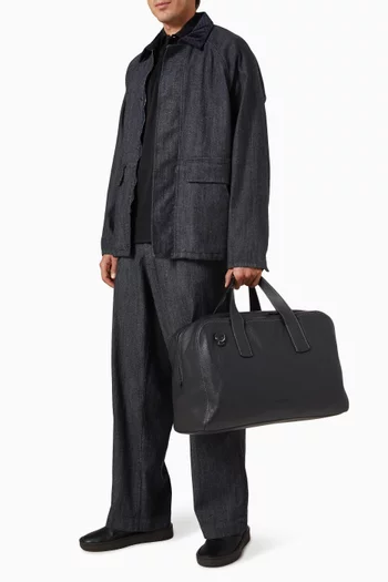 Duffle Bag in Grained Calfskin