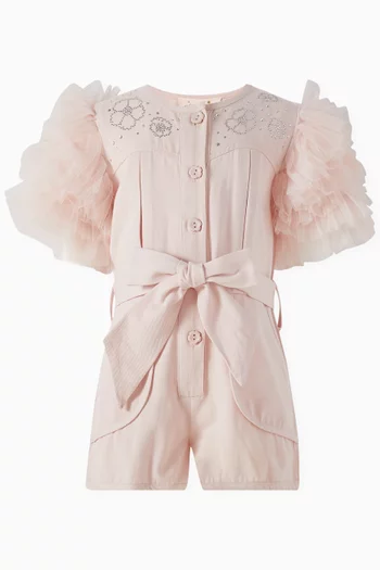 Crystal Flower Onesie