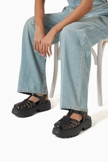 Possession Platform II Sandals in PVC