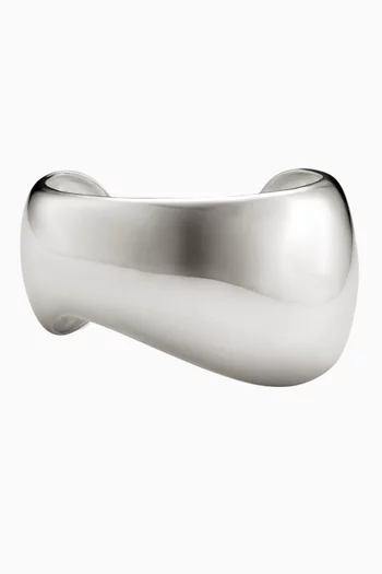 Jean Open Cuff in Recycled Sterling Silver