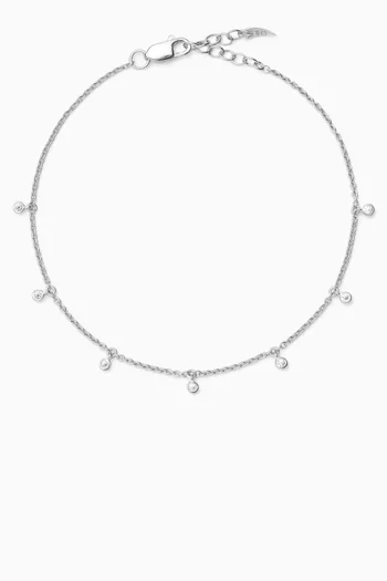 Interstellar Drop Bracelet in Sterling Silver