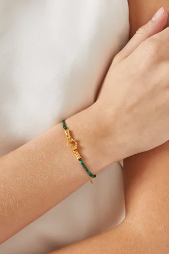 x Harris Reed In Good Hands Bracelet in 18kt Gold-plated Brass