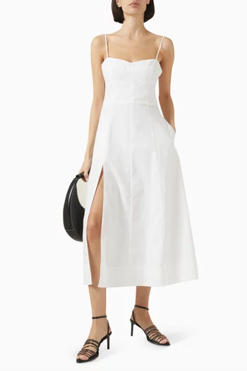 Midi Sun Dress in Cotton