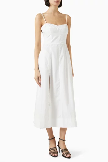 Midi Sun Dress in Cotton