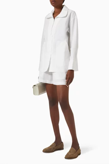 Relaxed-fit Shorts in Cotton