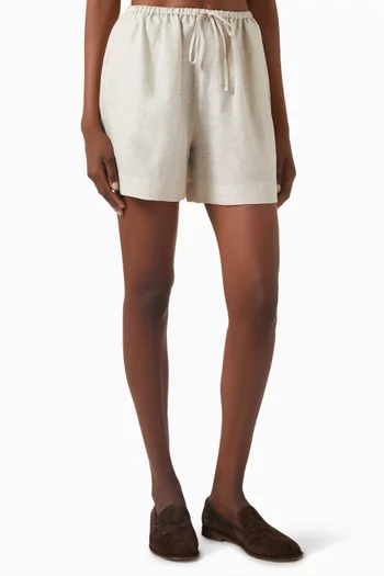 Relaxed-fit Shorts in Linen