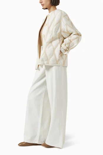 Artesana Printed Jacket in Cotton