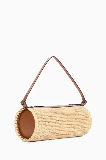 Mini Taru Shoulder Bag in Raffia
