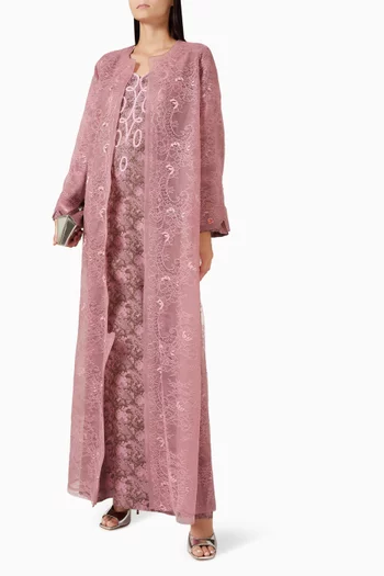 عباية شفافة أورجانزا