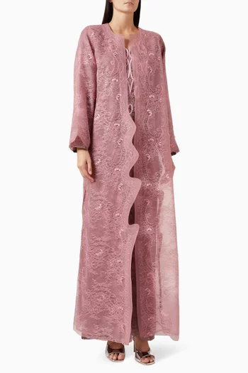 عباية شفافة أورجانزا