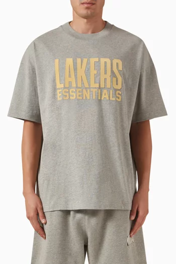 Lakers Logo T-shirt in Jersey