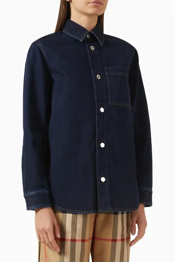Button-up Shirt in Denim