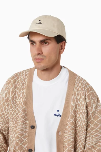 Heart Logo Cap in Cotton