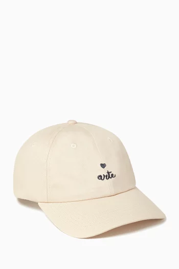 Heart Logo Cap in Cotton