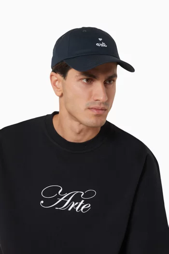 Heart Logo Cap in Cotton
