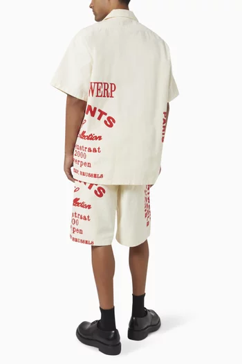Print Shirt in Cotton