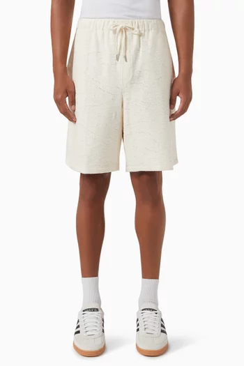 Shorts in Crochet Knit