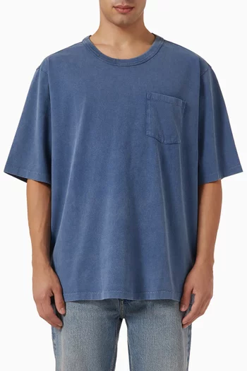 Garment-dyed T-shirt in Jersey