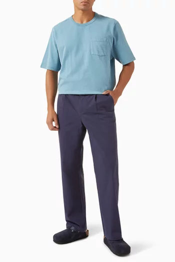 Garment-dyed T-shirt in Jersey