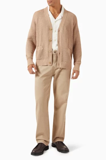 Marled Cardigan in Organic Cotton