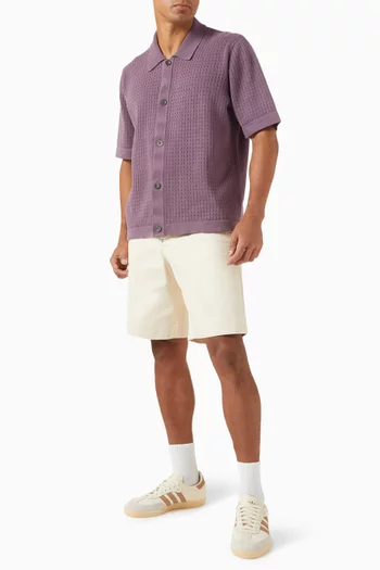 Washed Button-down Shirt in Pima Cotton