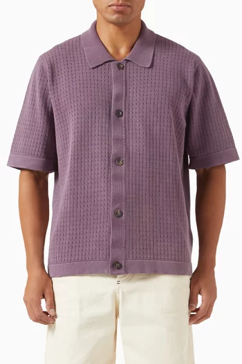 Washed Button-down Shirt in Pima Cotton