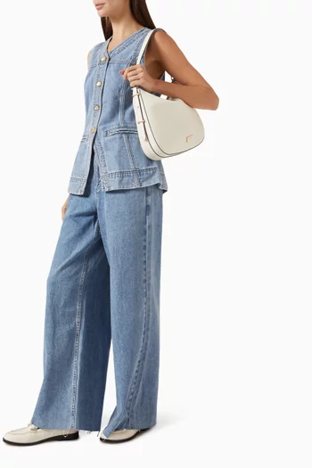 حقيبة هوبو ليف كبيرة جلد