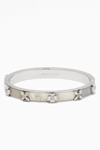 Heritage Bloom Hinged Bangle